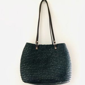 Black Woven Bag